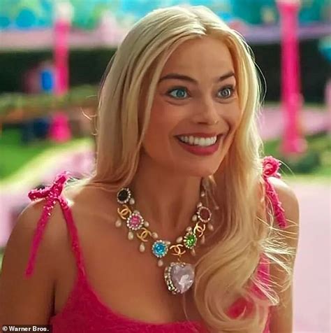 chanel necklace from barbie movie|margot robbie the jewels.